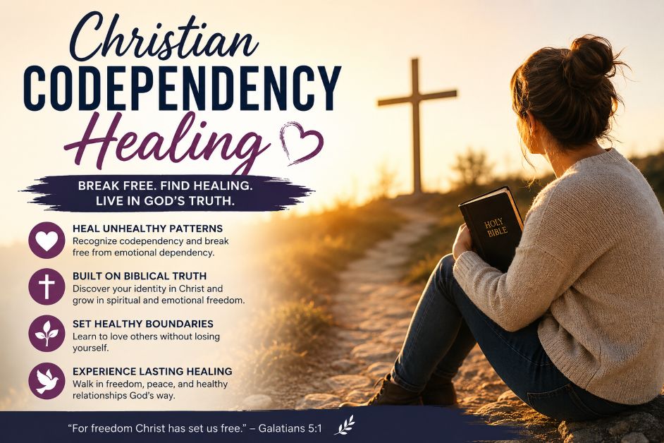 Christian Codependency Healing through faith, biblical boundaries, emotional healing, identity in Christ, and healthy Christian relationships