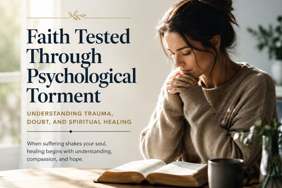 Faith tested through psychological torment and spiritual healing